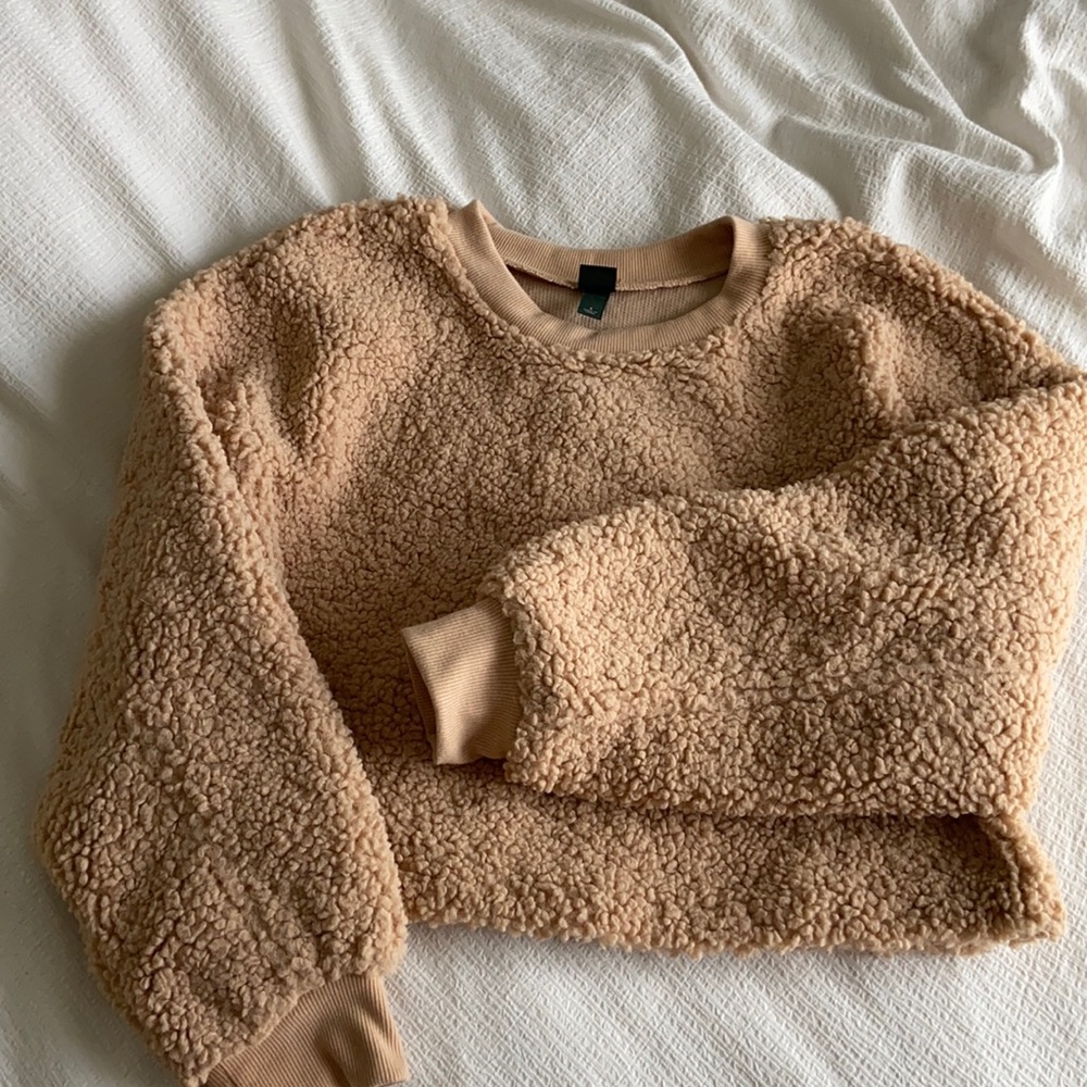 Teddy cropped sweater